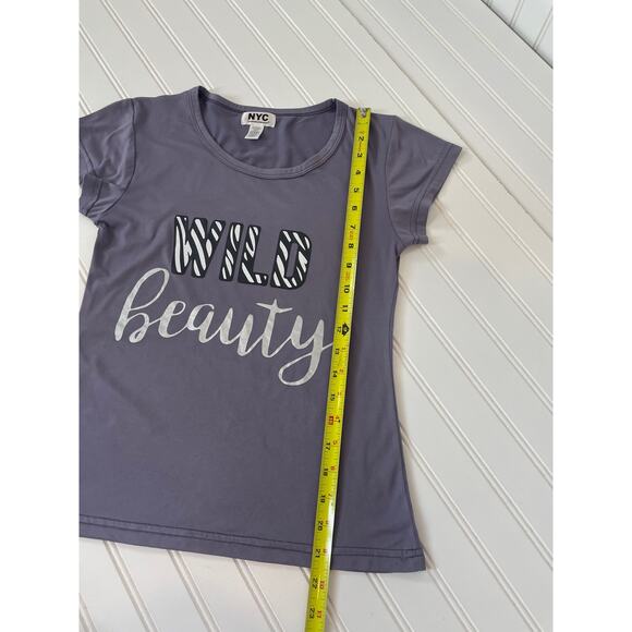 J. Crew & NYC Underground Wild Beauty T-Shirt & Belted Denim Pants Bundle Size S - Picture 5 of 9